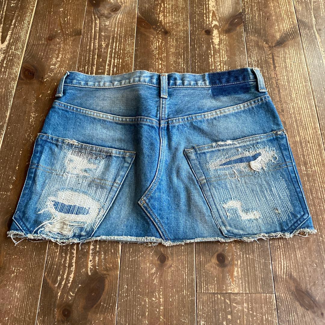 undercover scab スカート　クラッシュ