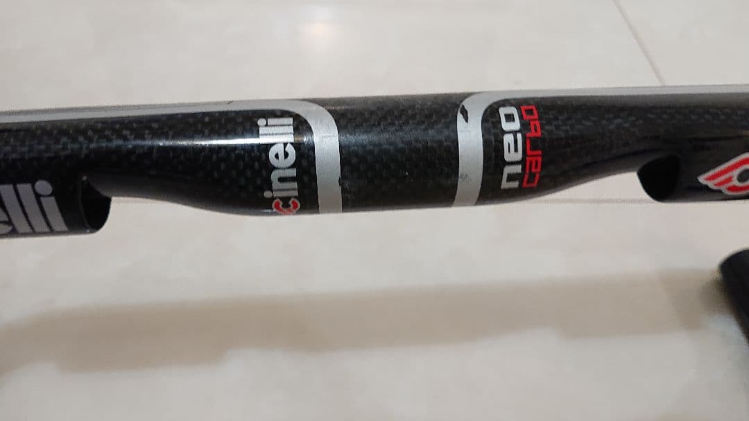 チネリ カーボンハンドル ネオカーボ トリゴン カーボンラップ ステム セット