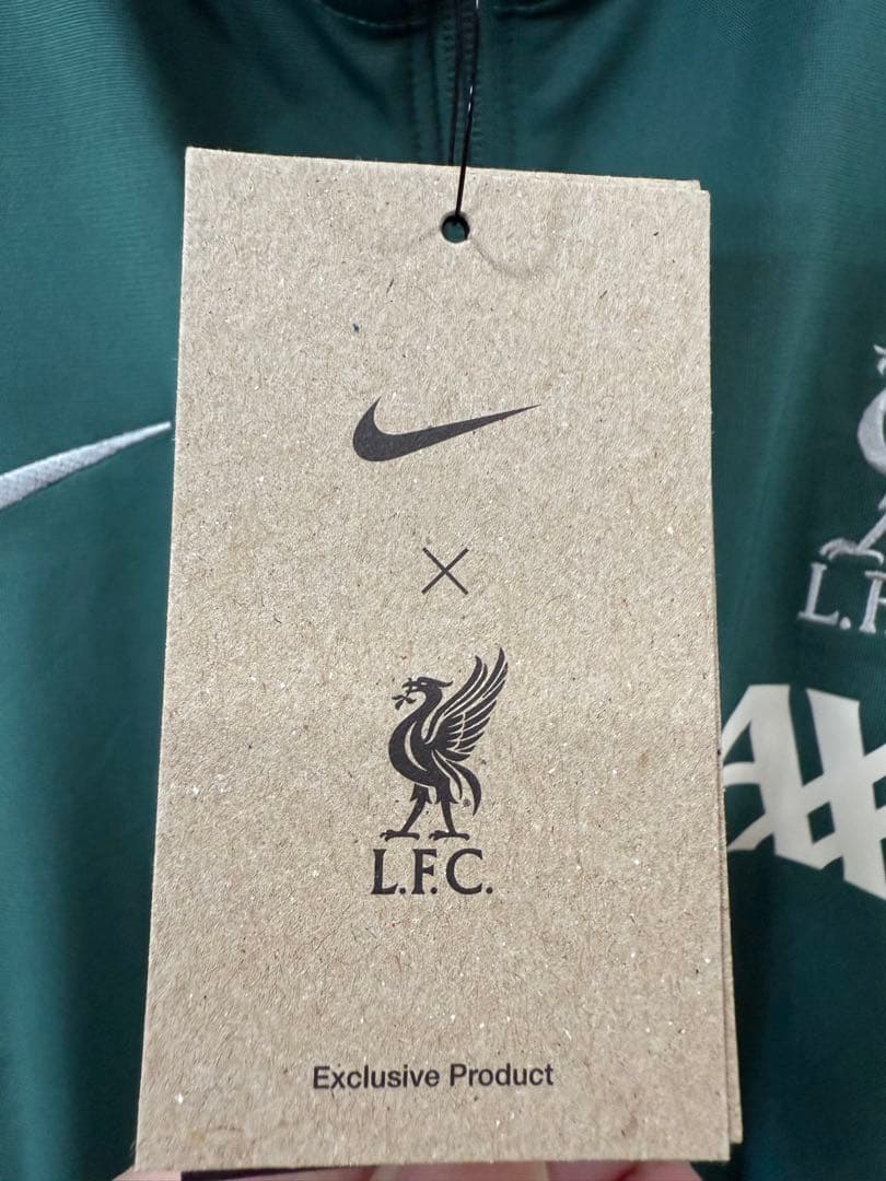 【新品】 リバプールFC トラックスーツ トレーニング グリーン　24/25