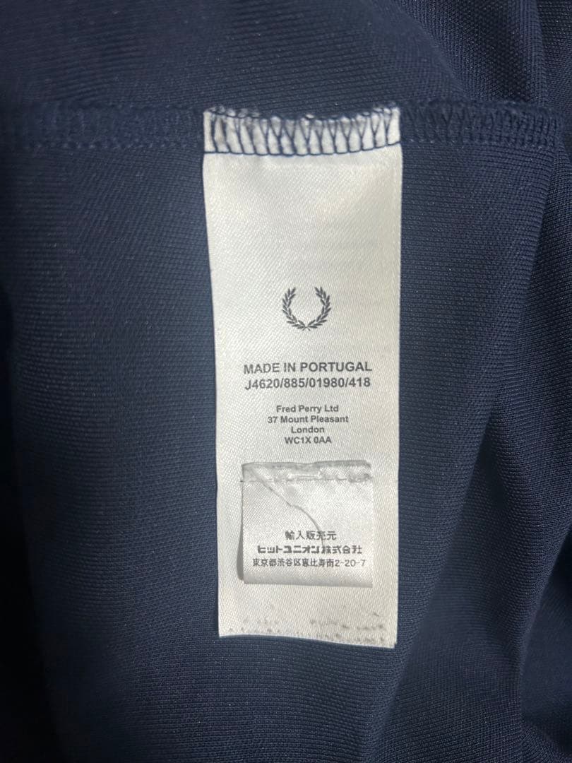 FRED PERRY ネイビー　トラックジャケット XL