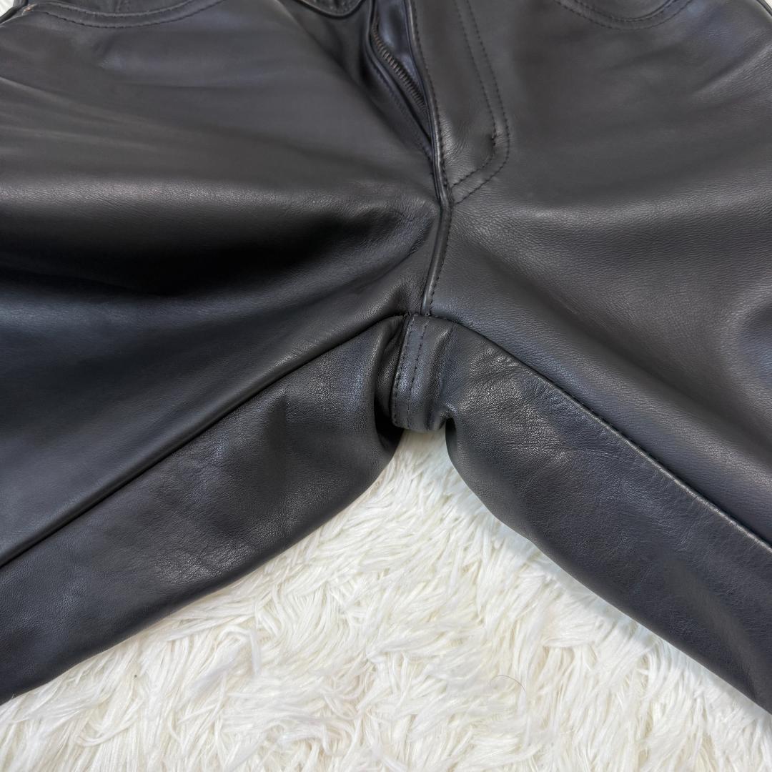 Takupoko様604✨ブーツカット Schott レザーパンツ ライダース