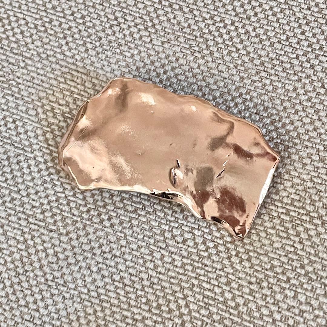 PLUIE プリュイ デブリス　バレッタ　ピンクゴールド