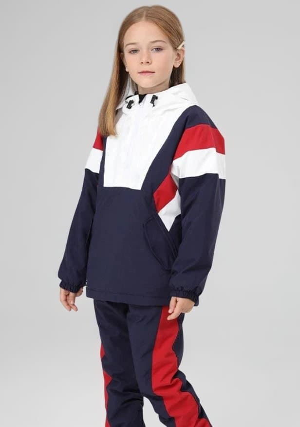 子ども用スノーボードウェア カラーブロック689