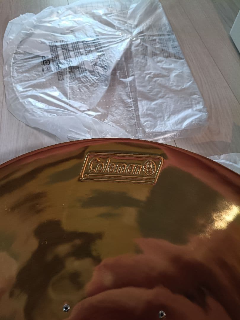 コールマン ファイヤーディスク ゴールド 円形 焚火台 シート付