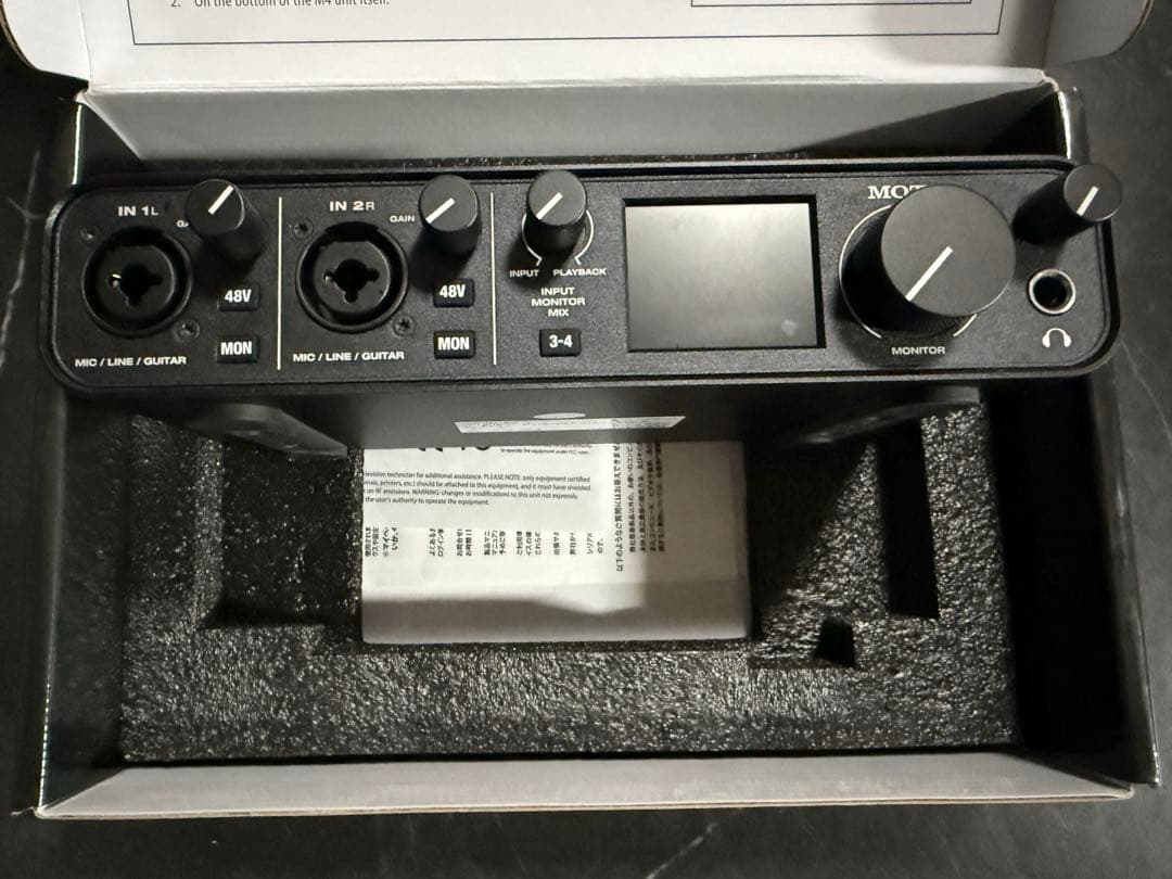 た*ふ様 オーディオインターフェイス MOTU M4
