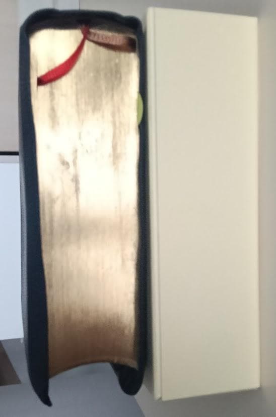 【美品・革製カバー付】NBK-10　大型版革装　聖書 新改訳 2017 革装