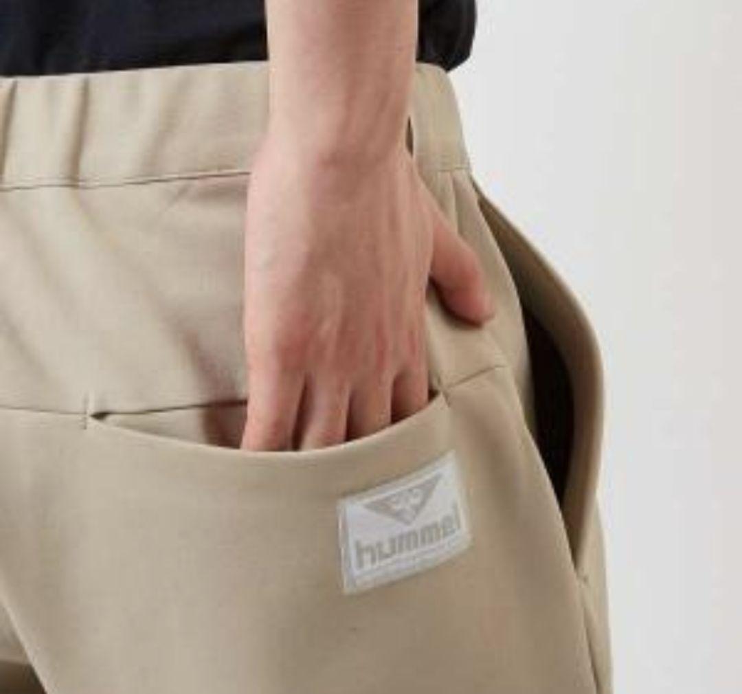 【新品】HUMMEL PLAY テーパードパンツ ベージュ（サイズO）