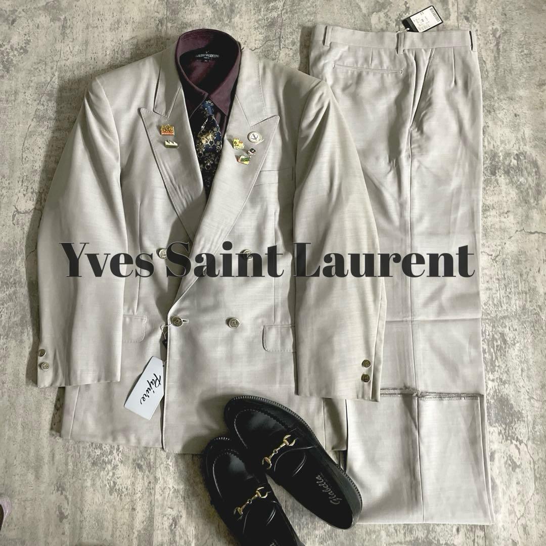 し*う様 超特価 Yves Saint Laurentネクタイ ガラスボタン ダ