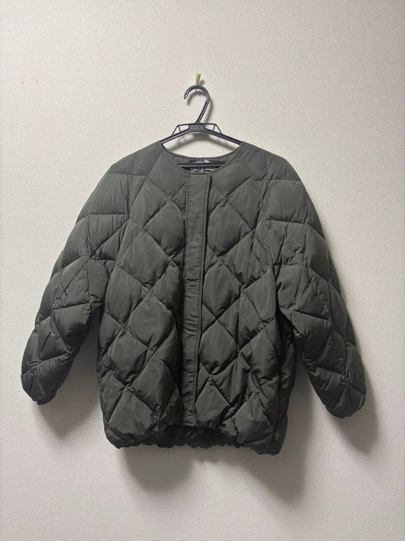 クリーニング済み美品アーバンリサーチ　ACUTA キルティングダウン　チャコール