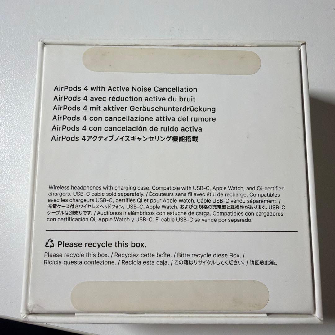 バ*ス様 AirPods4本体のみ(ノイズキャンセリング有り)