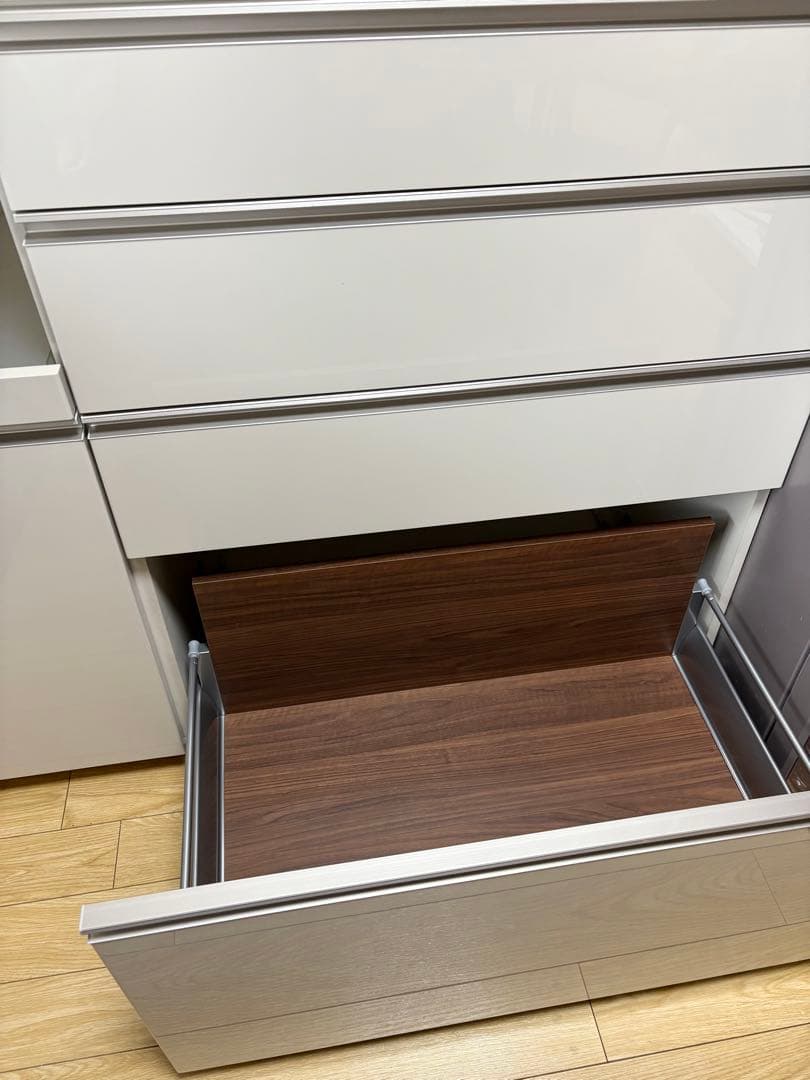 美品＊パモウナ　食器棚　キッチンボード　幅1200