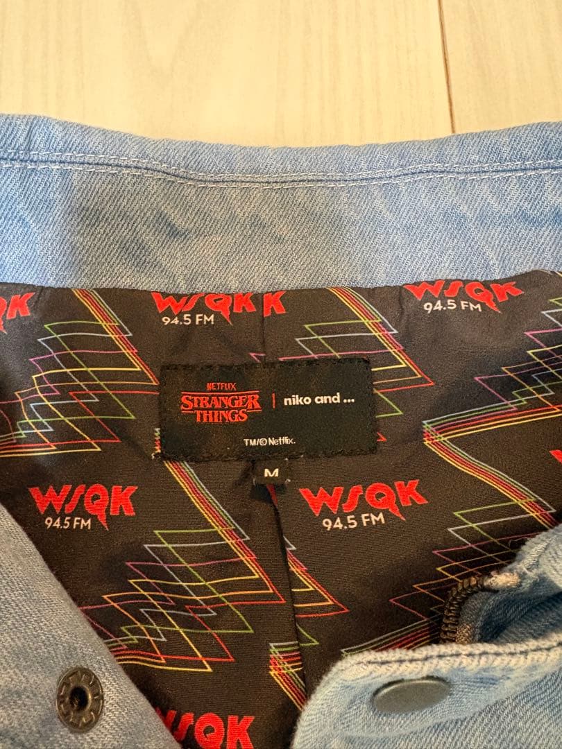 niko and... STRANGER THINGS コラボデニムブルゾン