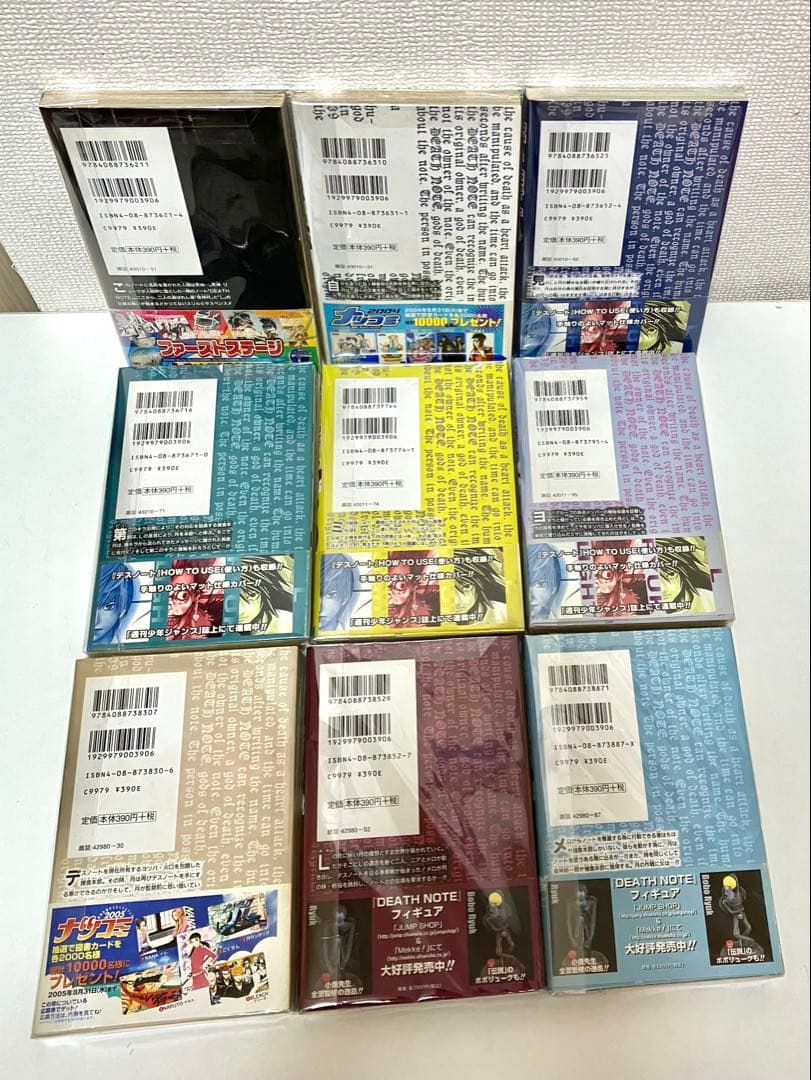 【全巻初版・帯有】DEATH NOTE全巻+短編集・映画小説＋L＋ジャンパラ