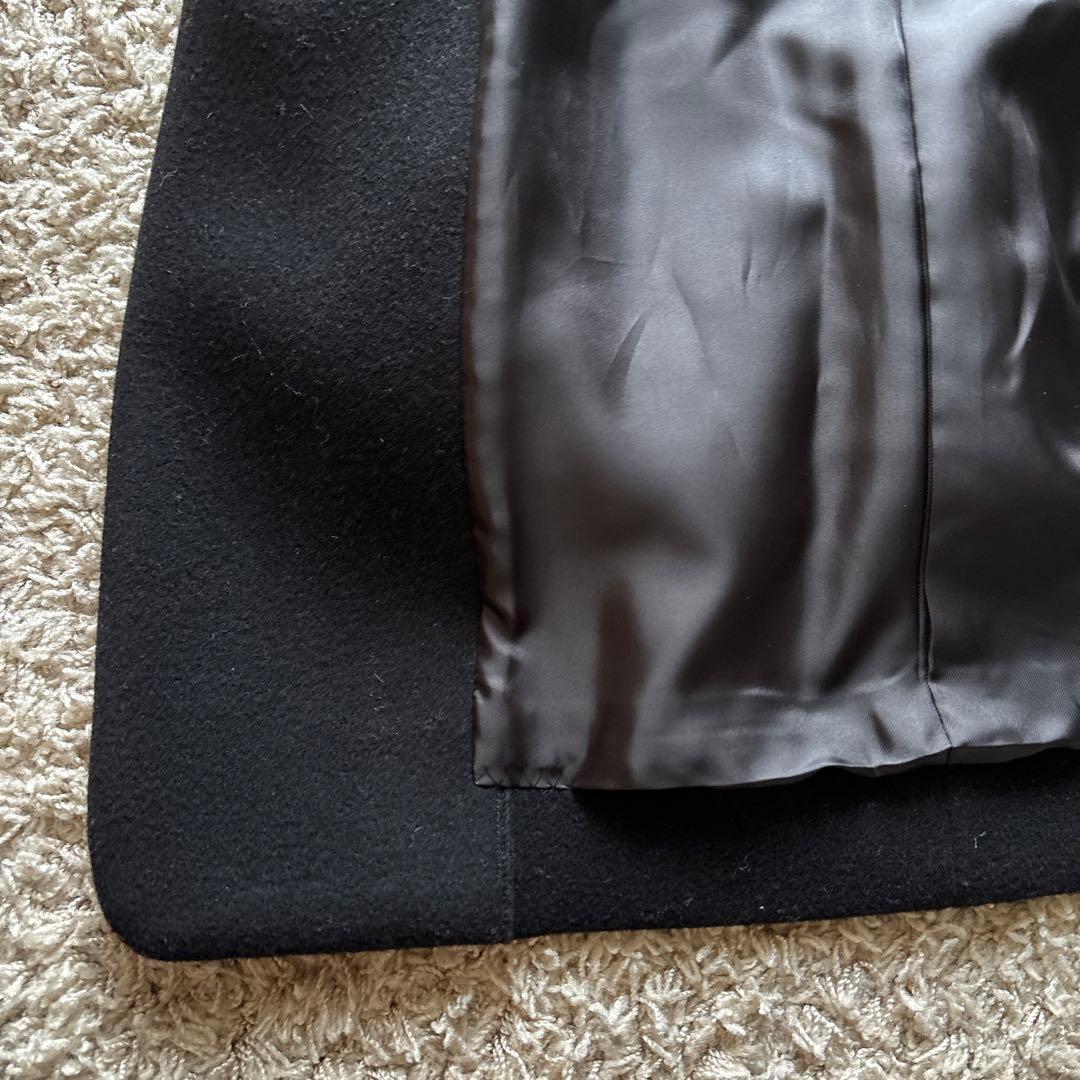 【極美品】Spick&Span W/Nyモッサジャケットライクコート ブラック