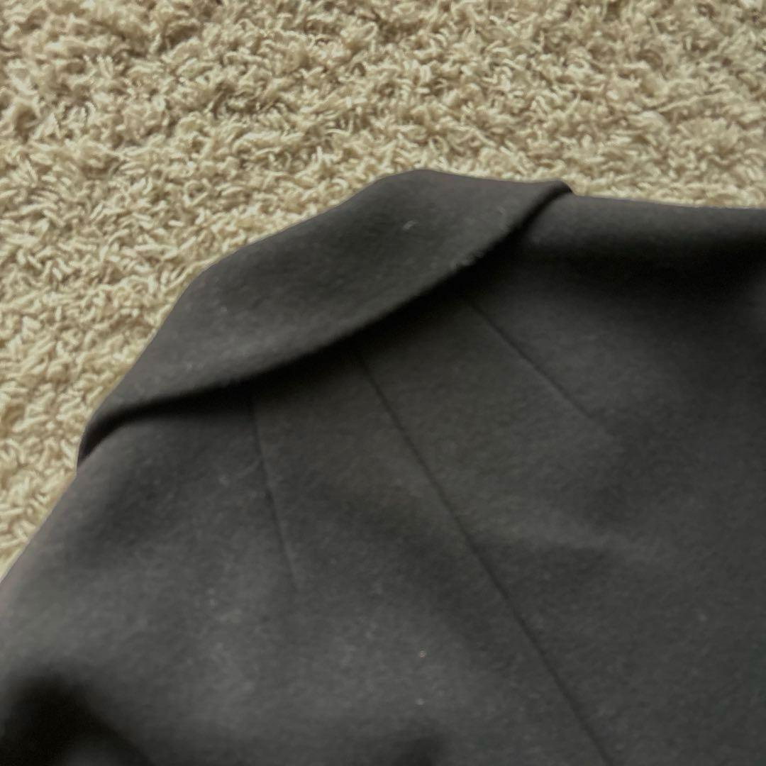 【極美品】Spick&Span W/Nyモッサジャケットライクコート ブラック