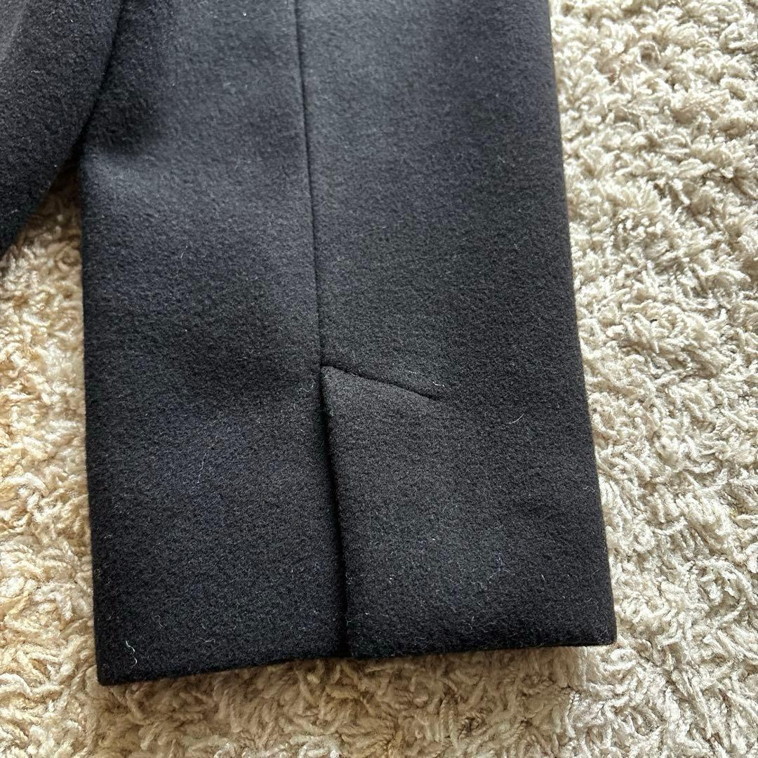 【極美品】Spick&Span W/Nyモッサジャケットライクコート ブラック