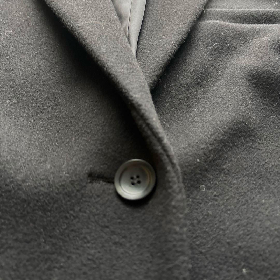 【極美品】Spick&Span W/Nyモッサジャケットライクコート ブラック