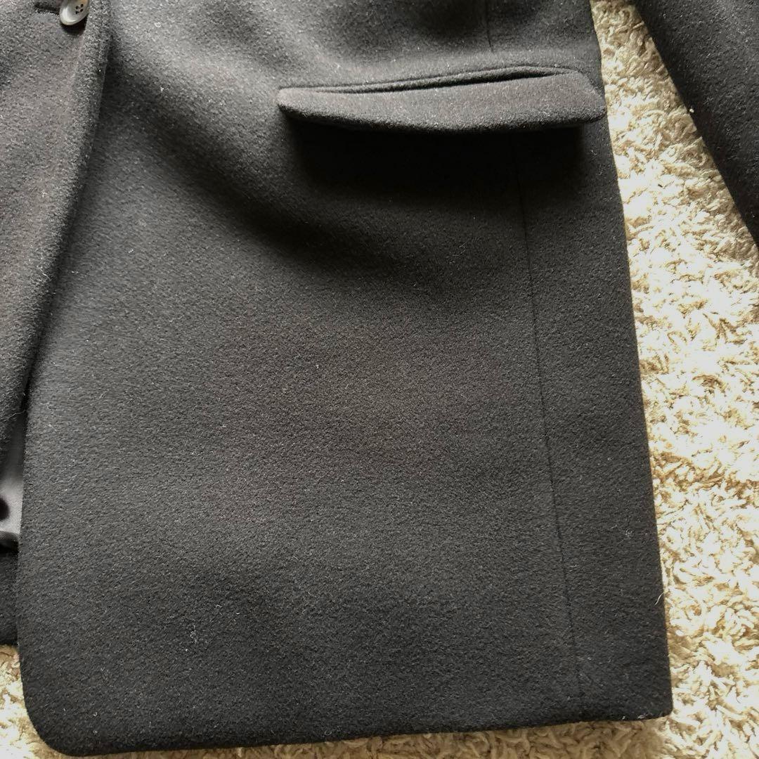 【極美品】Spick&Span W/Nyモッサジャケットライクコート ブラック