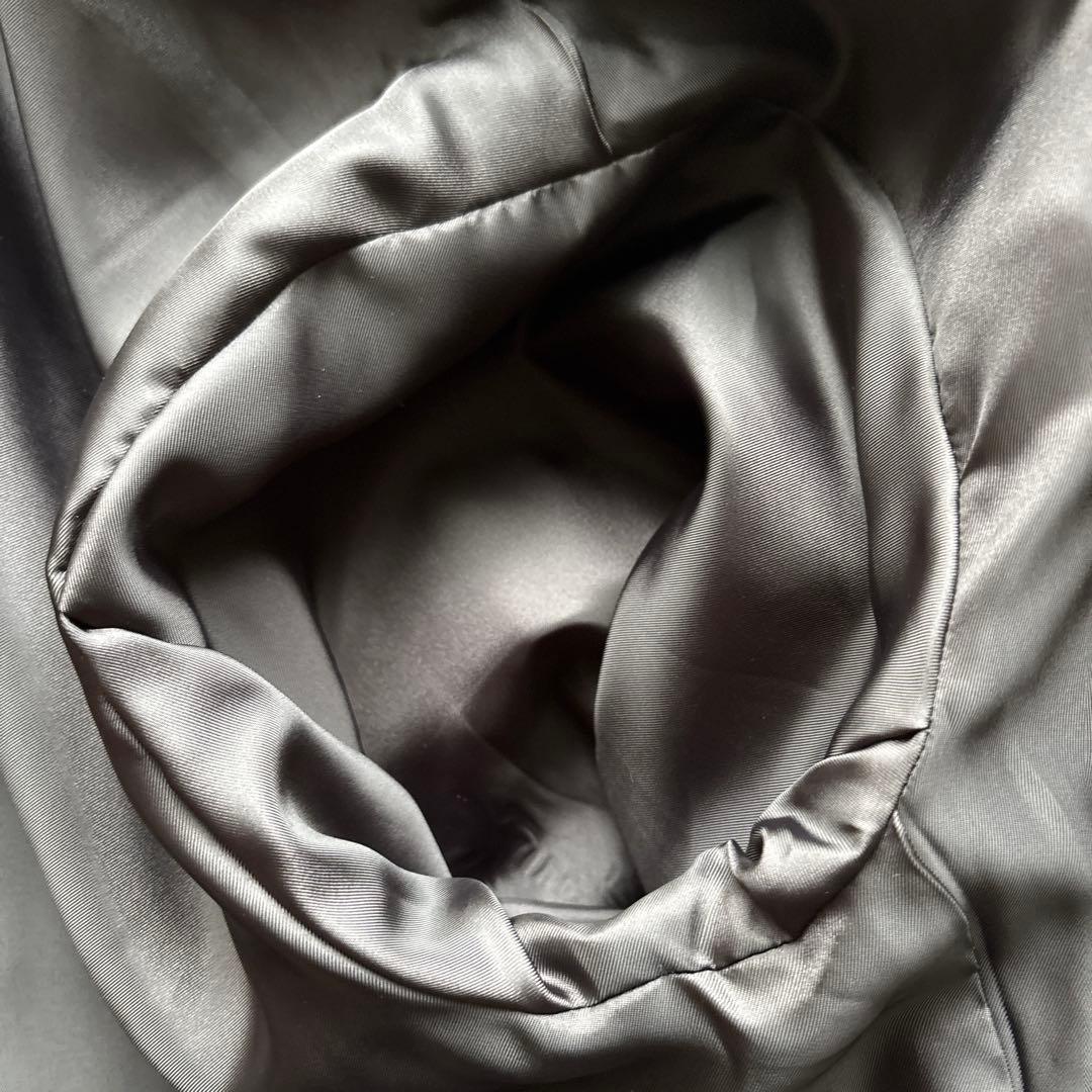 【極美品】Spick&Span W/Nyモッサジャケットライクコート ブラック