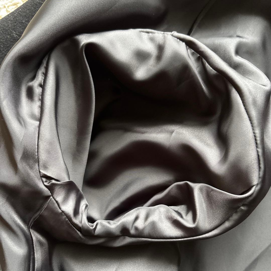 【極美品】Spick&Span W/Nyモッサジャケットライクコート ブラック