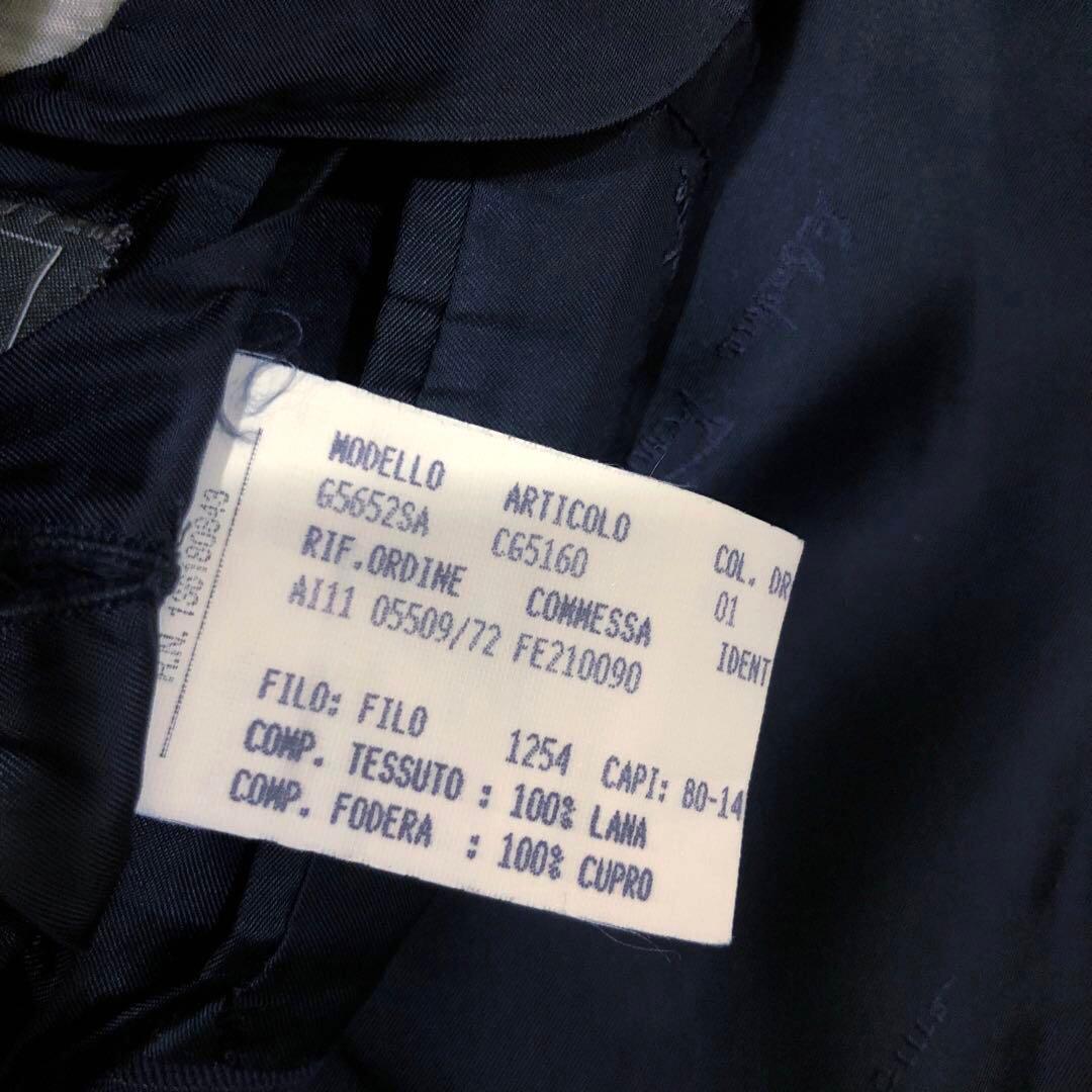 Ferragamo フェラガモ ネイビー シングル セットアップ スーツ