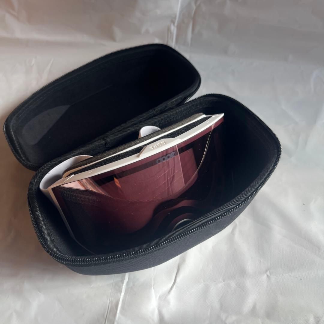  スキーゴーグル White/Champagne Mirror