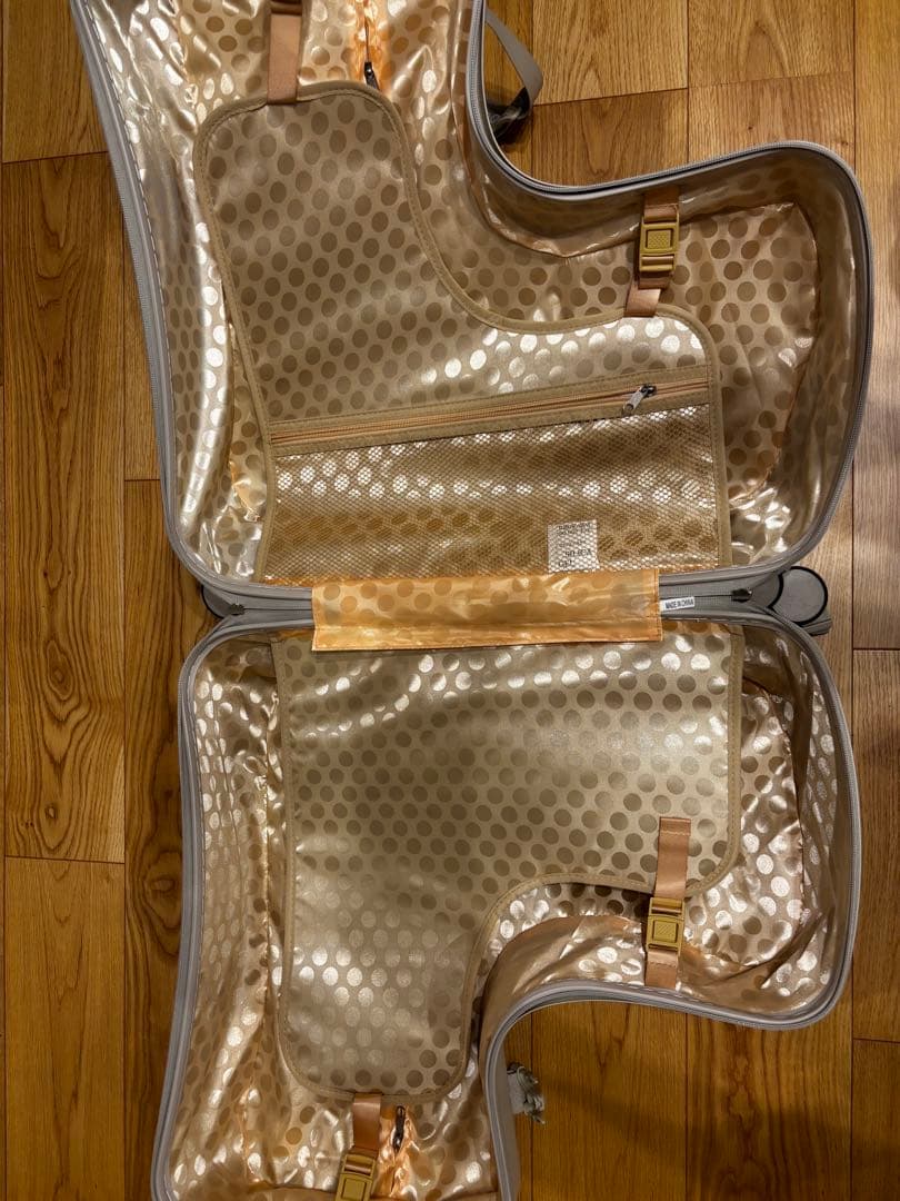 NORICCO ノリッコ 子供乗れるスーツケース 折りたたみ　パステルグレージュ