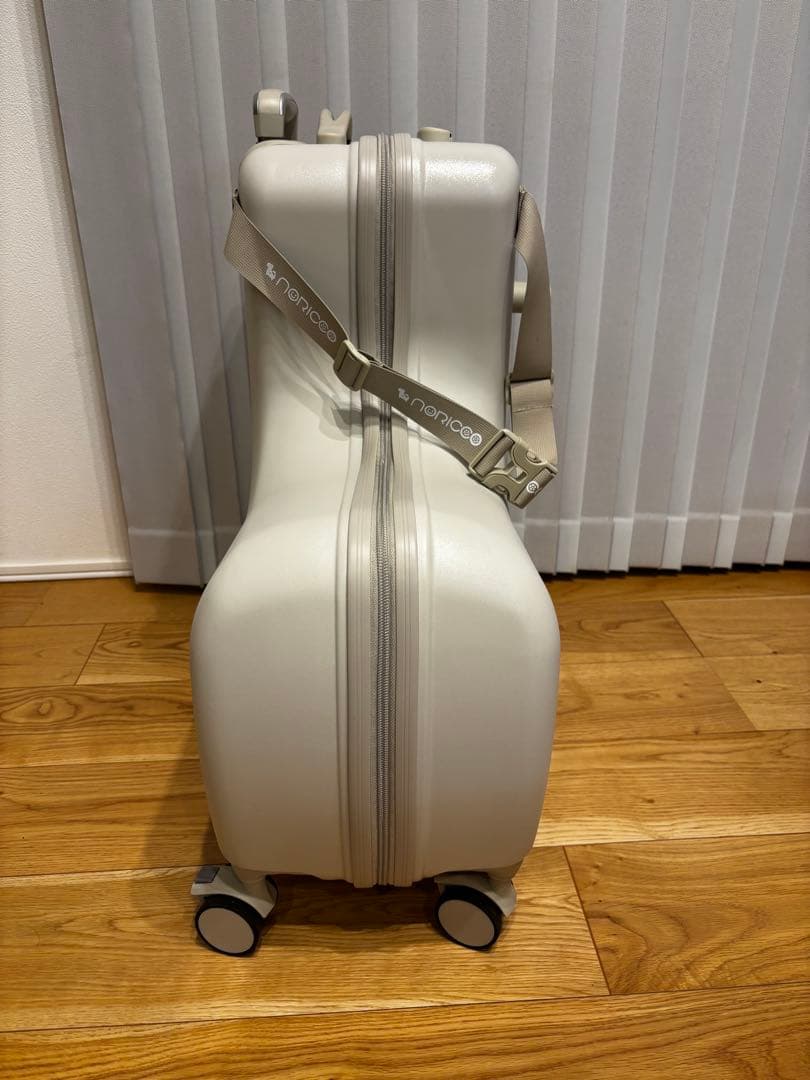 NORICCO ノリッコ 子供乗れるスーツケース 折りたたみ　パステルグレージュ