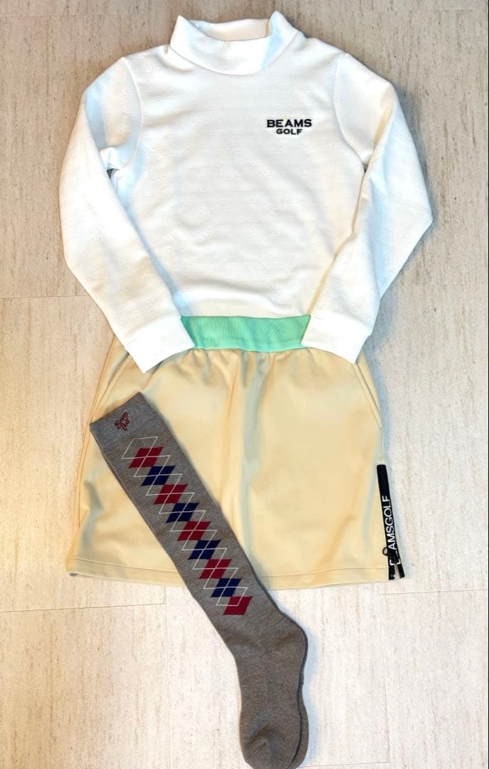 新品　ビームス　BEAMS GOLF トップス　スカート　ソックス セットゴルフ