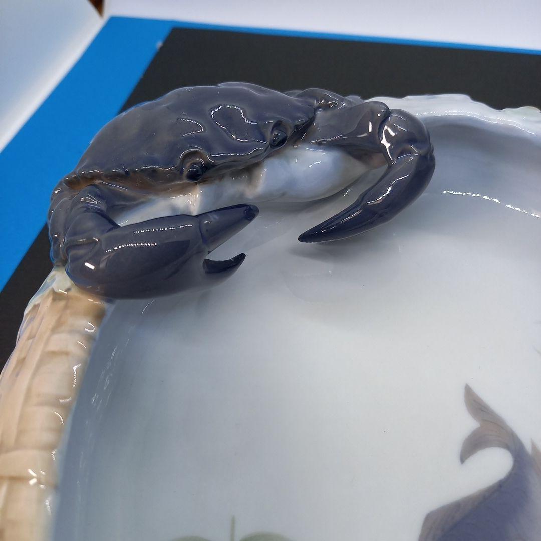 ロイヤルコペンハーゲン　蟹飾り付きシェル鉢 エリック.ニールセン　デザイン