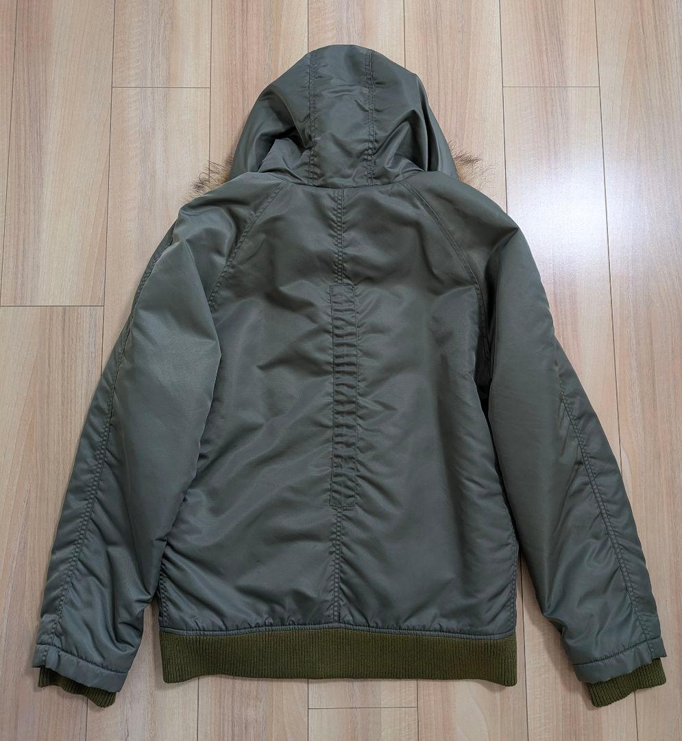 Schott×VICTIM ヴィクティムコラボ N2-B オリーブ 42 XL