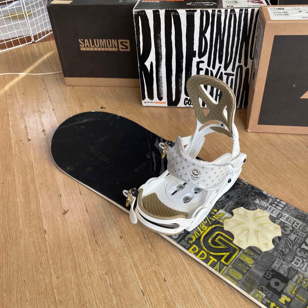 BURTON×B＆W　バートン　スノーボードセット　バインディング付