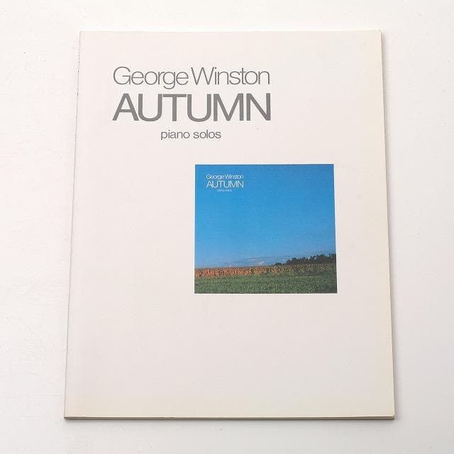 【絶版本／未使用】ジョージウィンストン 楽譜 オータム