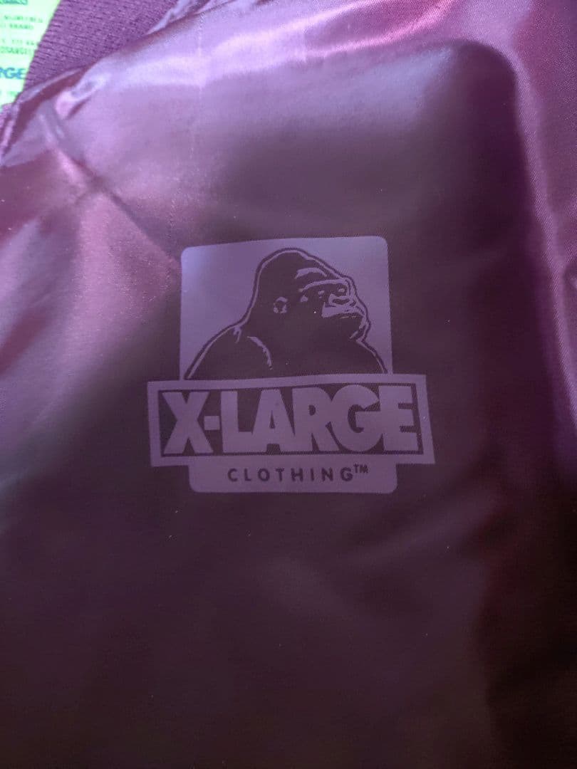 【希少XLサイズ】【XLARGE 】【ボルドー】【MA-1】 エクストララージ