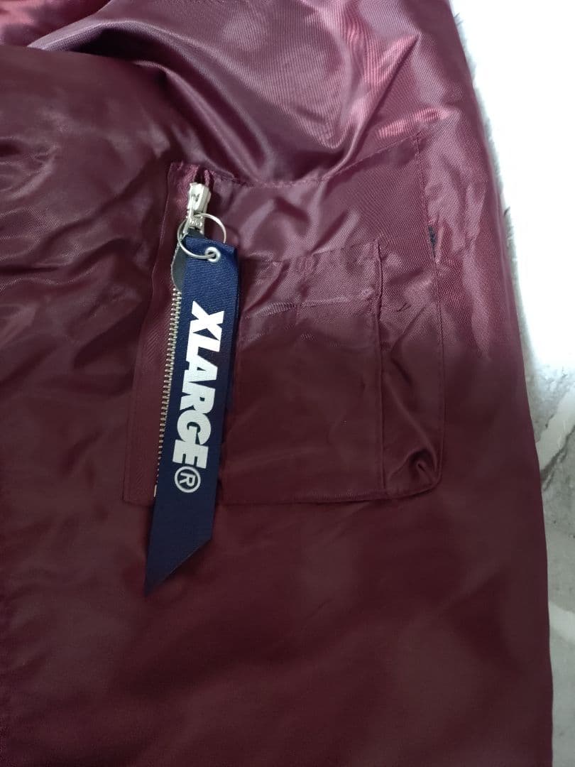 【希少XLサイズ】【XLARGE 】【ボルドー】【MA-1】 エクストララージ