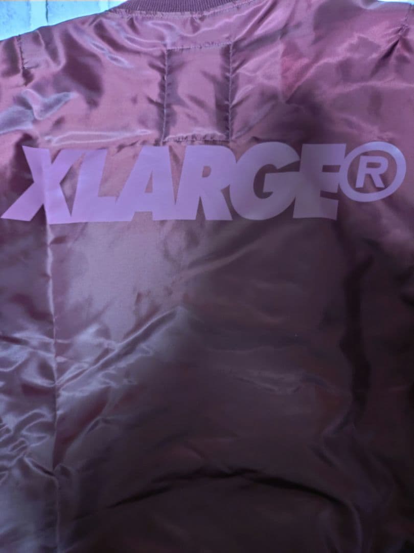 【希少XLサイズ】【XLARGE 】【ボルドー】【MA-1】 エクストララージ