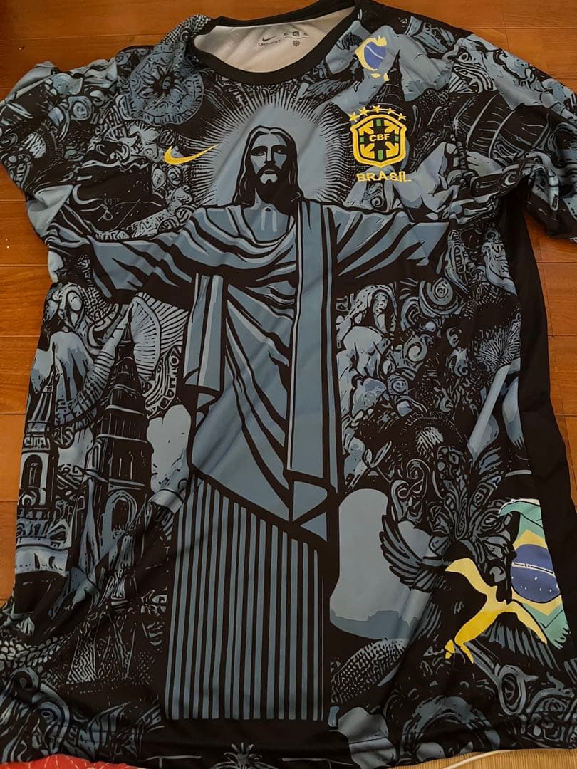 ゲキサカ様からMVPとしてもらった　ブラジル代表シャツ　　日本では出回りません！