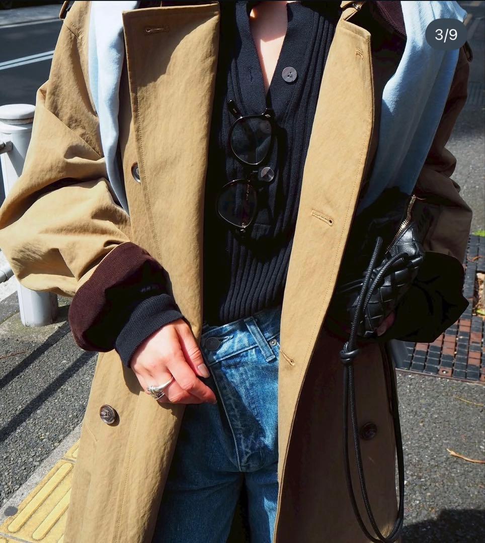 【専用】ETRETOKYO フードストールロングトレンチコート