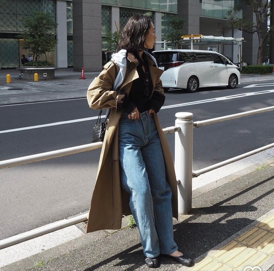 【専用】ETRETOKYO フードストールロングトレンチコート