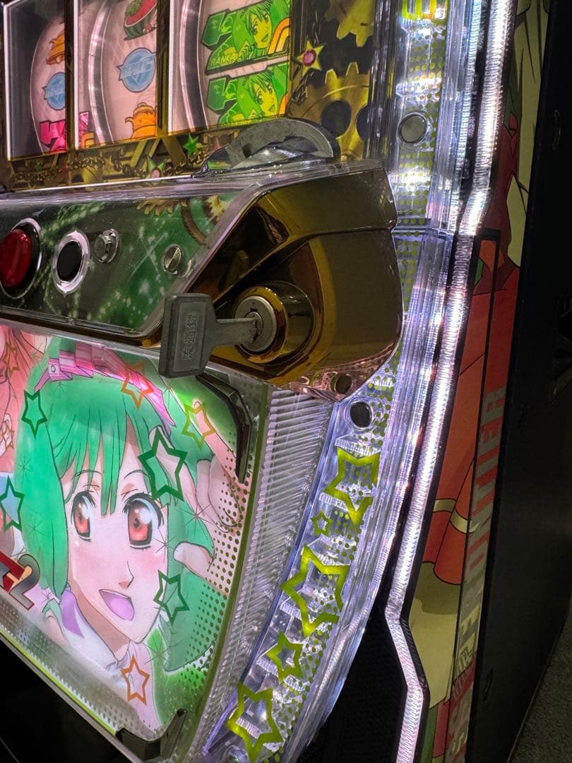 マクロスフロンティア2 不要機付き 実機 パチスロ 家庭用電源 三共