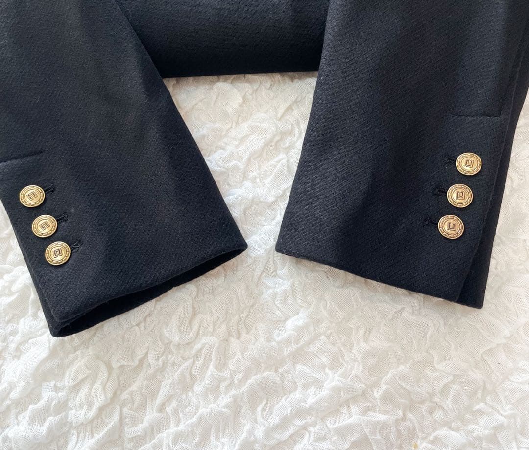 人気　ZARA MANTECO マンテコ　ナポレオンコート　金ボタン　ウール混