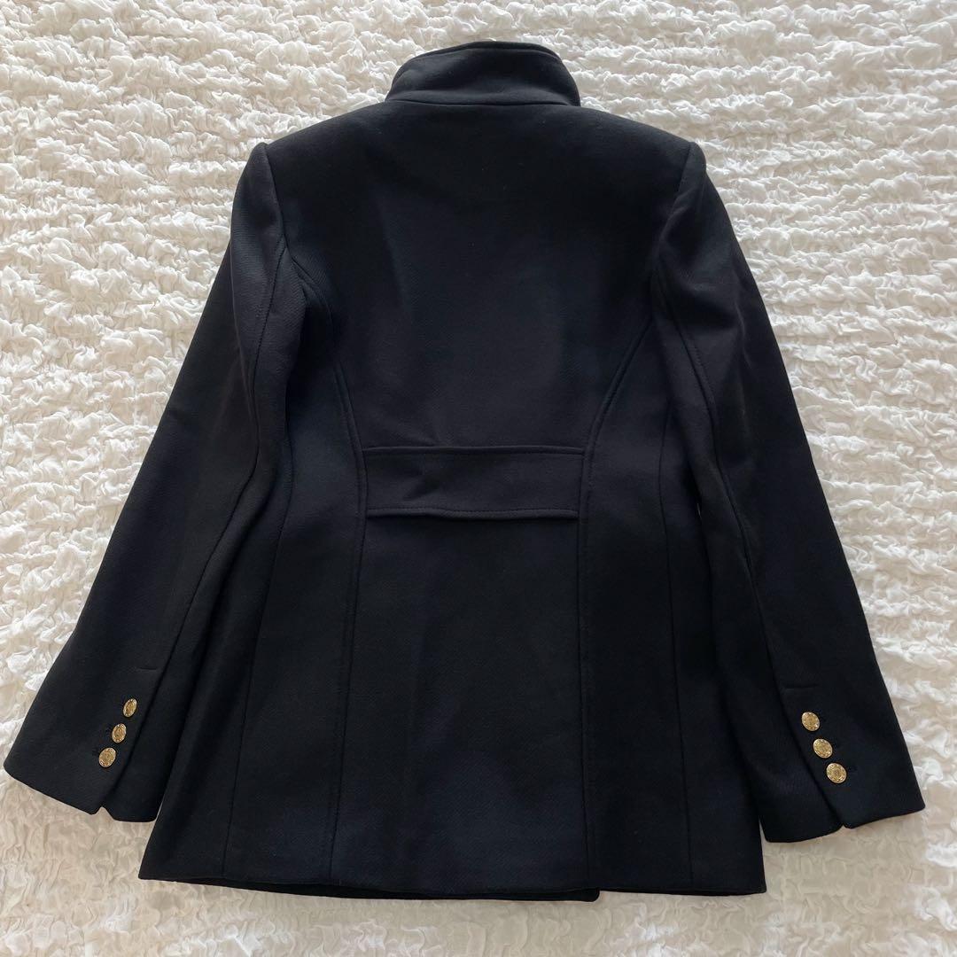 人気　ZARA MANTECO マンテコ　ナポレオンコート　金ボタン　ウール混