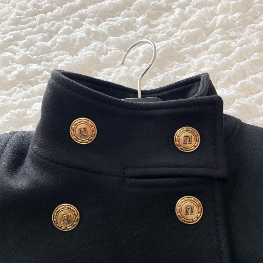 人気　ZARA MANTECO マンテコ　ナポレオンコート　金ボタン　ウール混