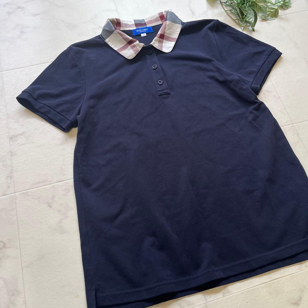 極美品　BLUE LABEL CRESTBRIDGE ハウスチェック　ポロシャツ