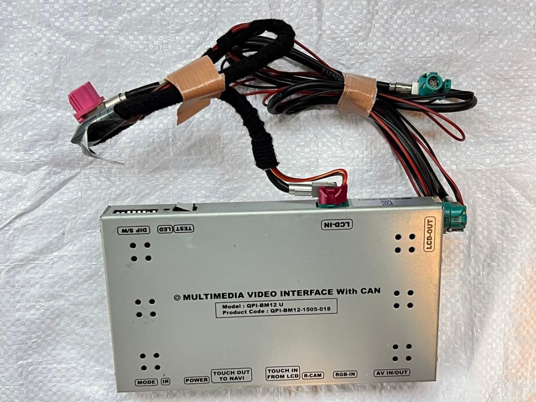 カロッツェリア GEX-909DTV 4x4地デジチューナーとインターフェース