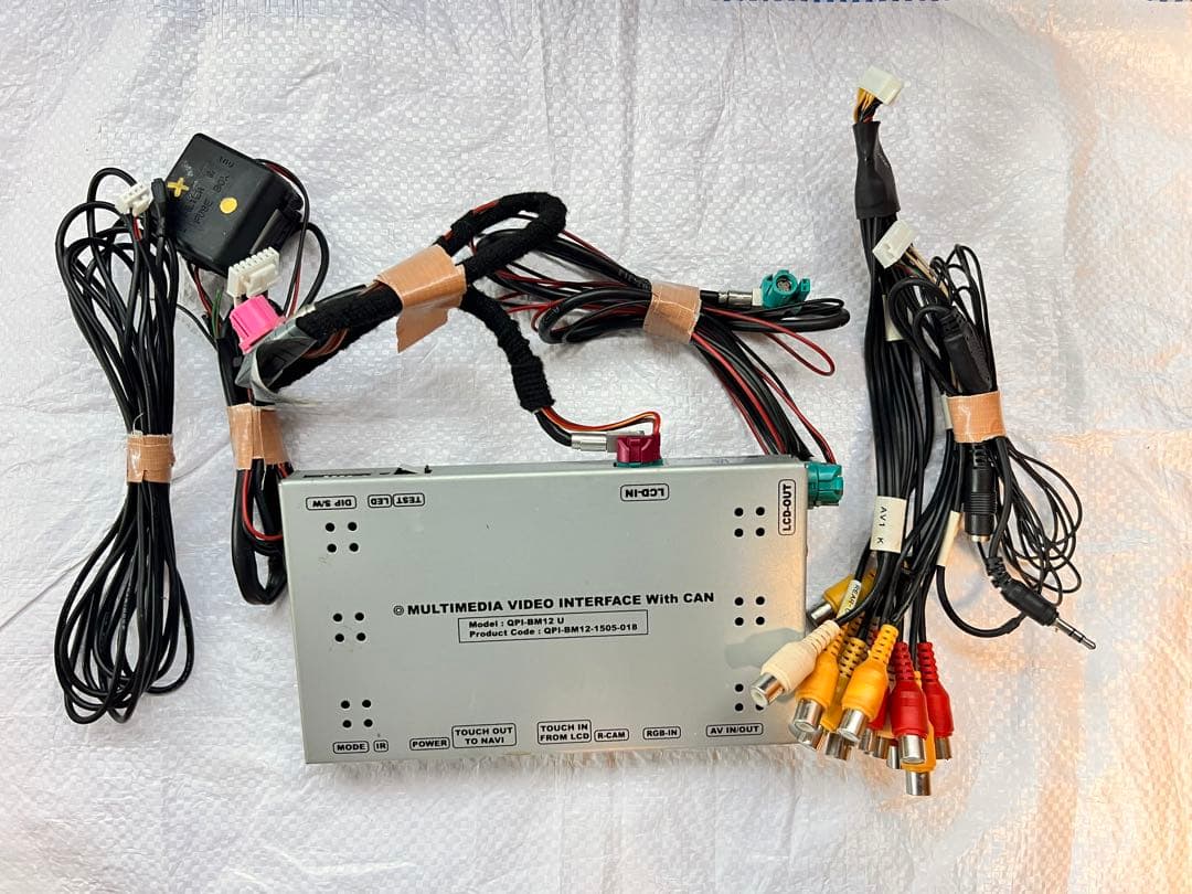 カロッツェリア GEX-909DTV 4x4地デジチューナーとインターフェース