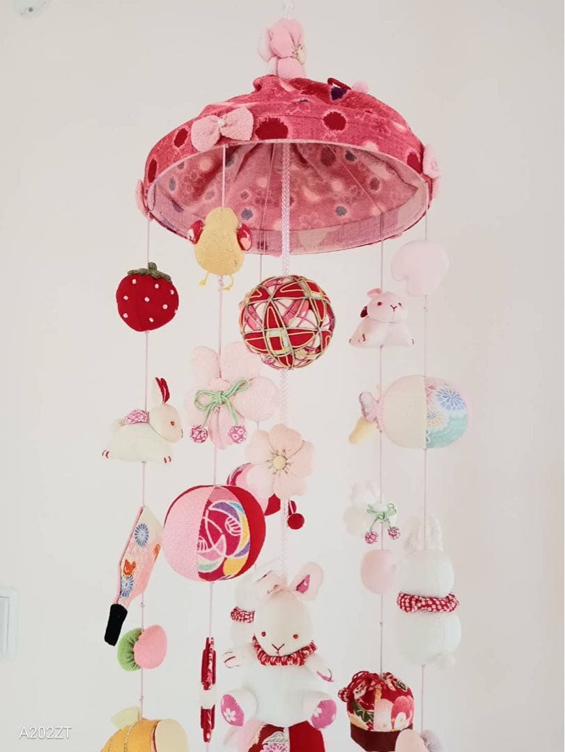 ひな祭り つるし雛飾り 初節句　桃の節句　ひなもも　中サイズ