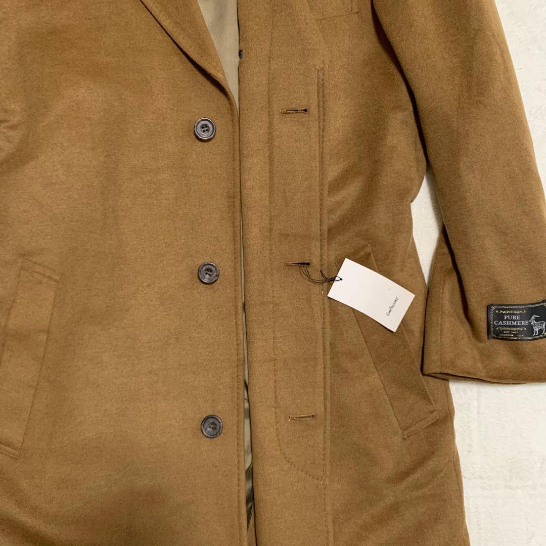 【未使用タグ付き】limousine チェスターコート カシミヤ100% XL