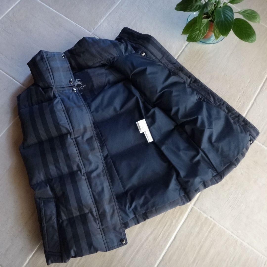 ★極美品★　BURBERRY LONDON　ダウン　ベスト　チェック柄　40号