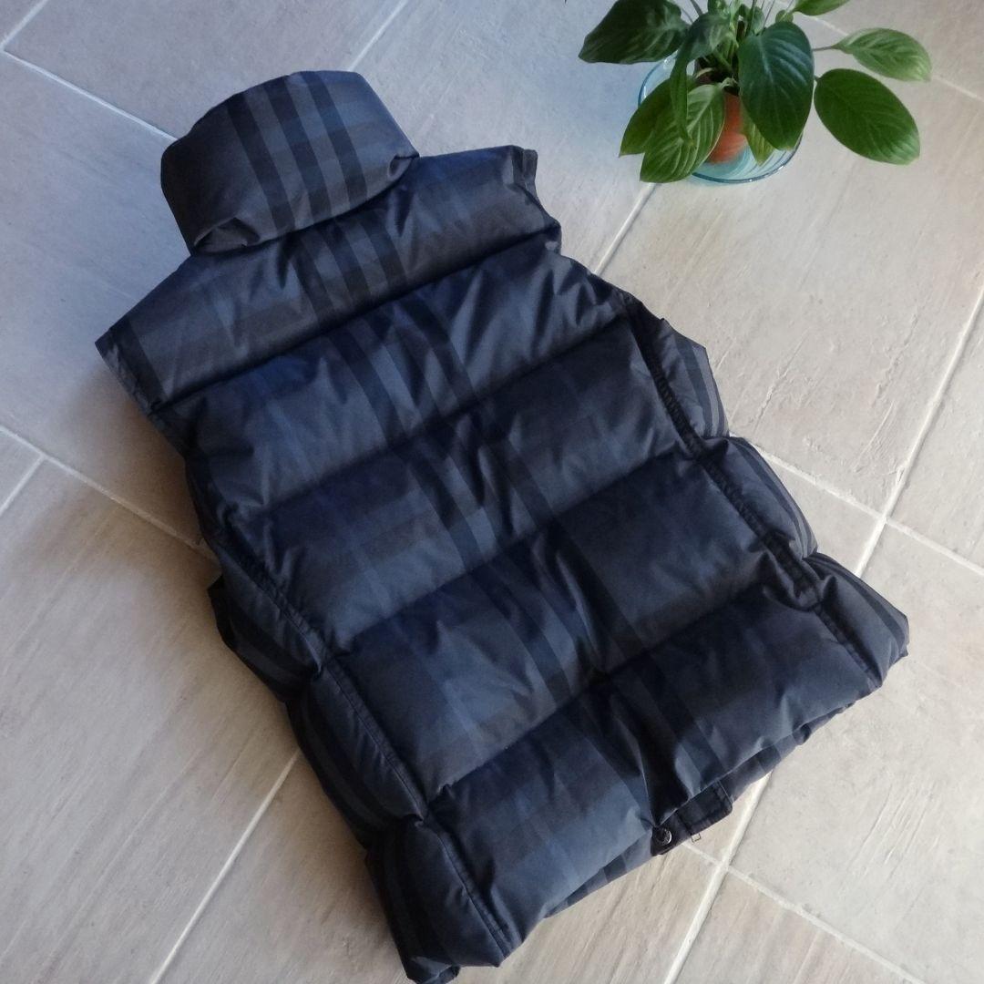 ★極美品★　BURBERRY LONDON　ダウン　ベスト　チェック柄　40号